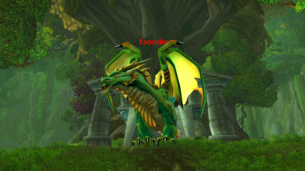 wow anniversary world boss ysondre dragon of nightmare