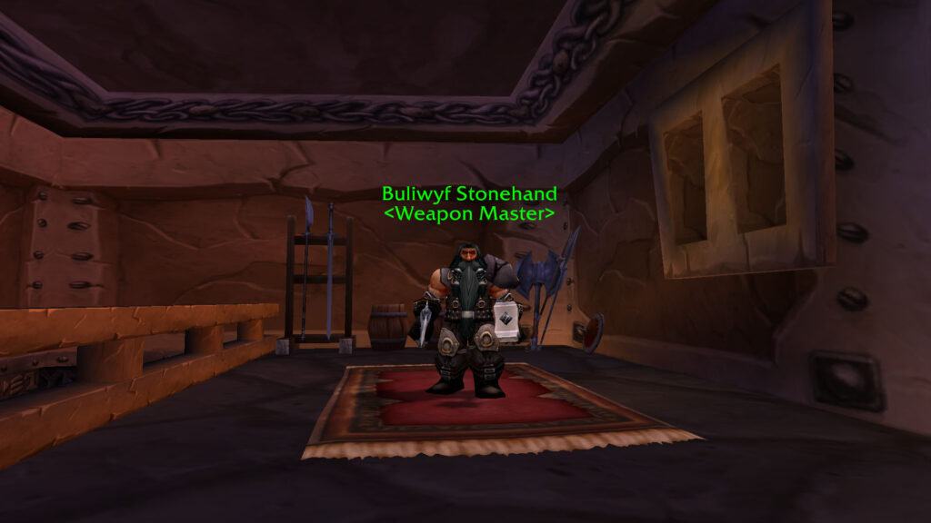 weapon master buliwyf stonehand