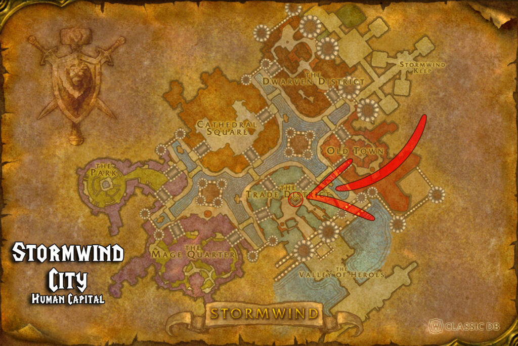 weapon skill trainers stormwind location in wow classic