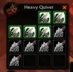 wow classic arrows in quiver