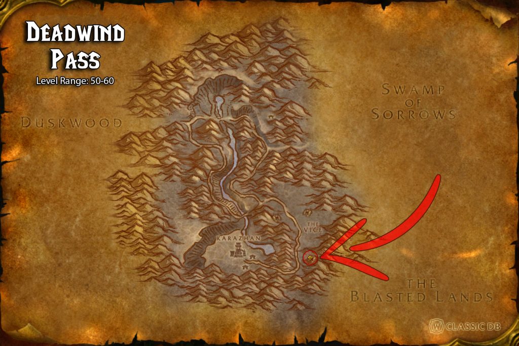 karazhan crypts attunement guide groshgok compound in deadwind pass