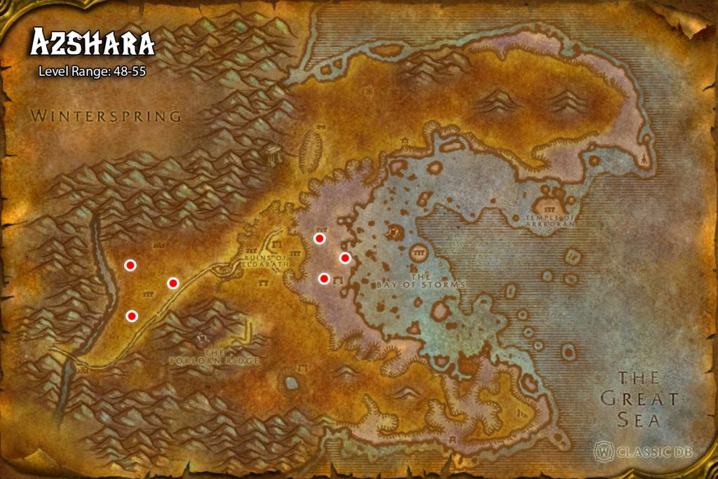 scourge invasion map azshara