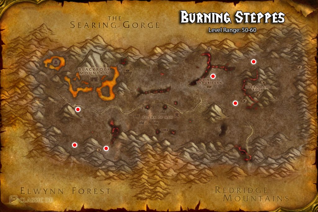 scourge invasion map burning steppes