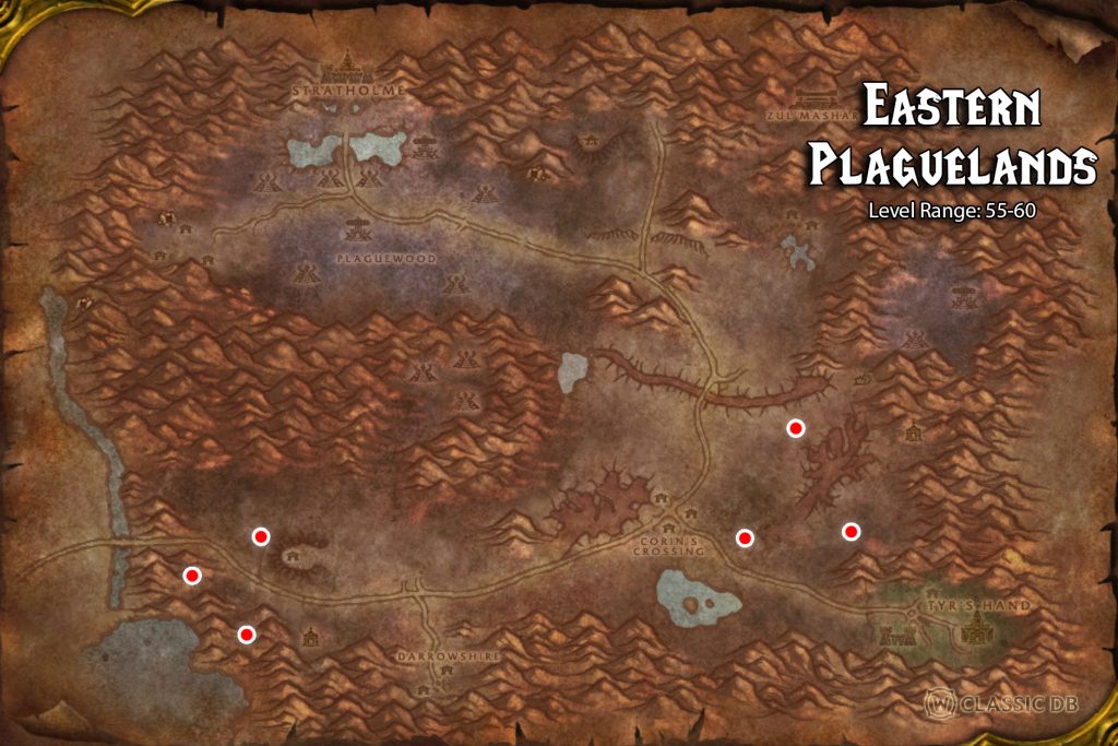 scourge invasion map eastern plaguelands