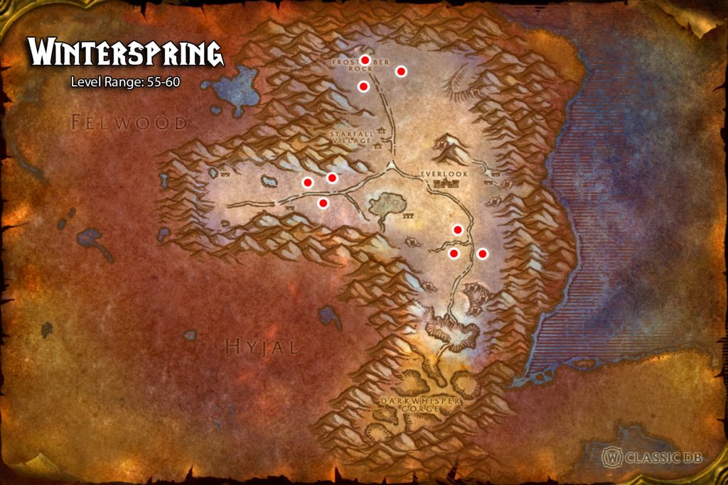 scourge invasion map winterspring