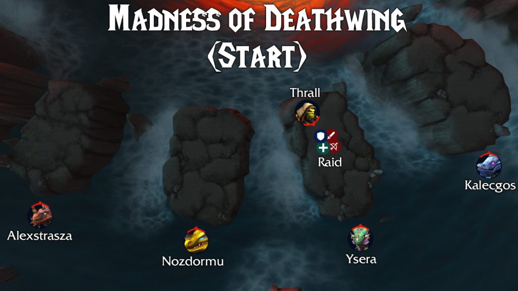 dragon soul raid madness of deathwing start diagram